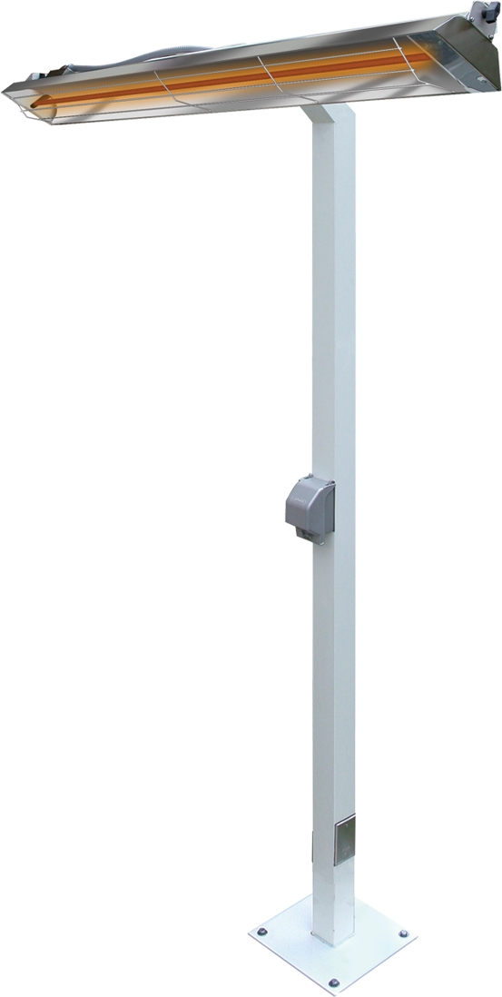 Infratech-22 1250-Accessory - 8 Ft. Pole Mount For 39 Inch Heaters (Custom)   Accessory - 8 Ft. Pole Mount For 39 Inch Heaters (Custom)